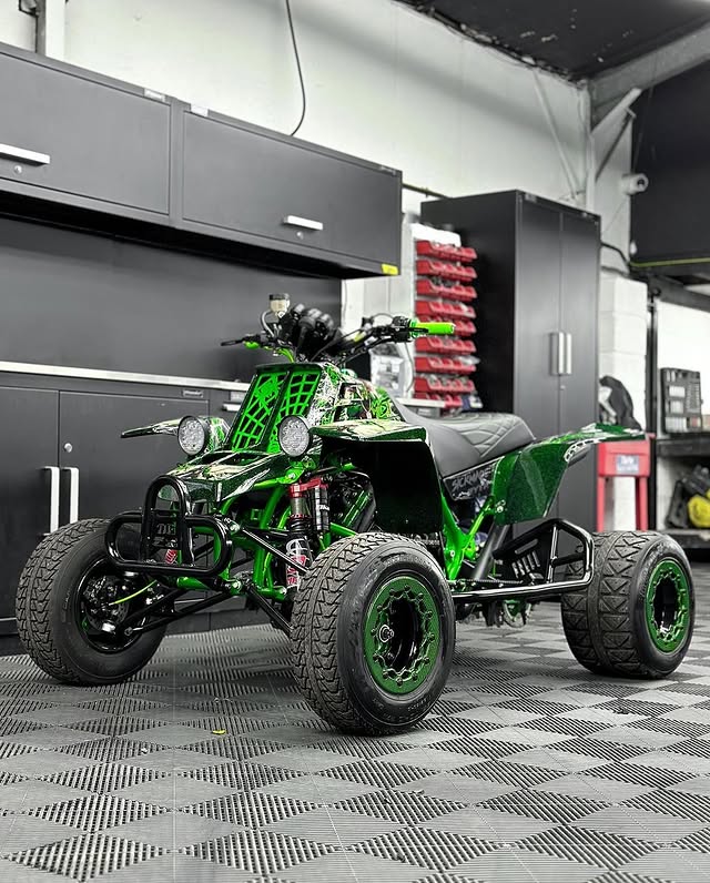 If you're looking for a powerful, fast, and iconic four-wheeler, the green yamaha banshee atv for sale is the perfect choice.