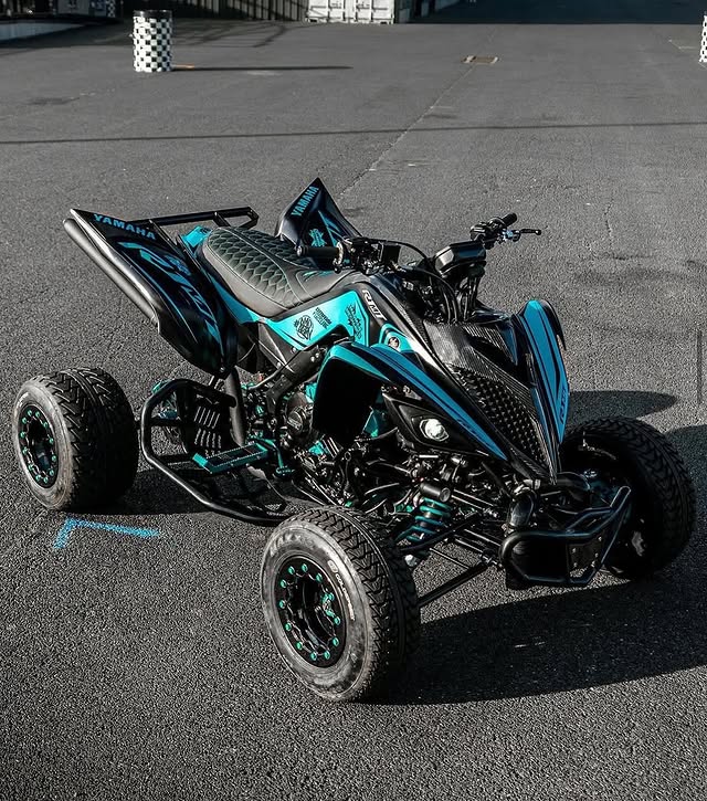 yamaha raptor 700 atv blue for sale