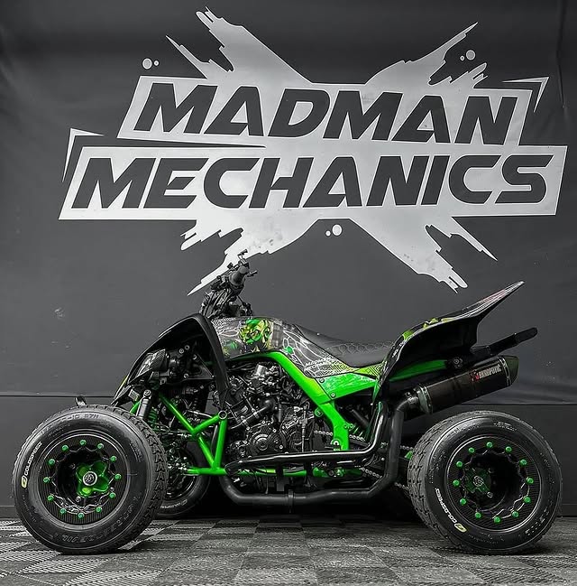yamaha raptor 700r  green for sale