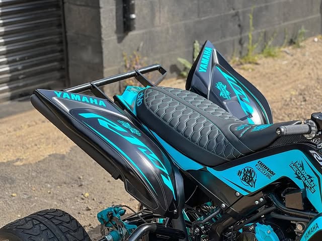 Light blue Yamaha Raptor 700R for sale - Image 3
