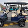 Blue 2024 Club Car Tempo Lithium-Ion golf cart for sale - Image 4
