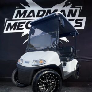 White 2020 E-Z-GO Freedom rxv elite 4 seater golf cart