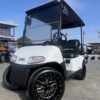 White 2020 E-Z-GO Freedom rxv elite 4 seater golf cart - Image 2