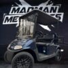 Blue 2020 E-Z-GO Freedom rxv elite 4 seater golf cart