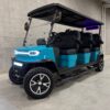 Blue 2025 Teko EV Triumph 6 Passenger Lithium-Ion golf cart