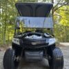 Black 2022 Yamaha Drive2 EFI gas 4 seater lifted golf cart - Image 3
