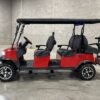Red 2025 Teko EV Trophy Plus HP Lithium-Ion golf cart - Image 3