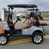 Grey 2003 E-z-g-o RXV lifted golf cart for sale - Image 4