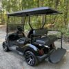 Black 2022 Yamaha Drive2 EFI gas 4 seater lifted golf cart - Image 5