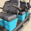 Blue 2025 Teko EV Triumph 6 Passenger Lithium-Ion golf cart - Image 7