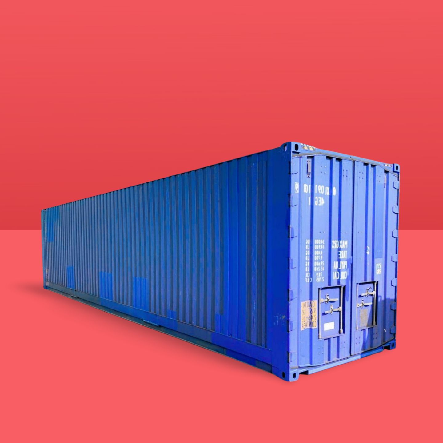 40ft High Cube Pallet Wide Shipping Container